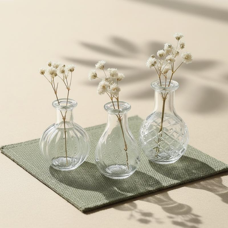 Vase Decor - {#} 1Pcs Miniature Glass Vase Decoration