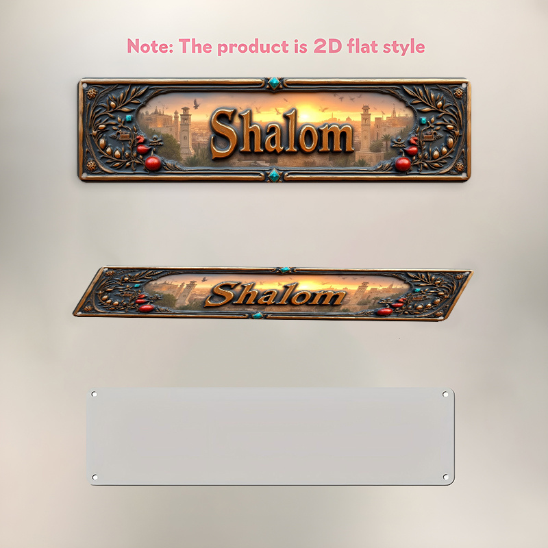 CIFBUY Vintage Shalom Hebrew A - Wall Art ulasan dan harga