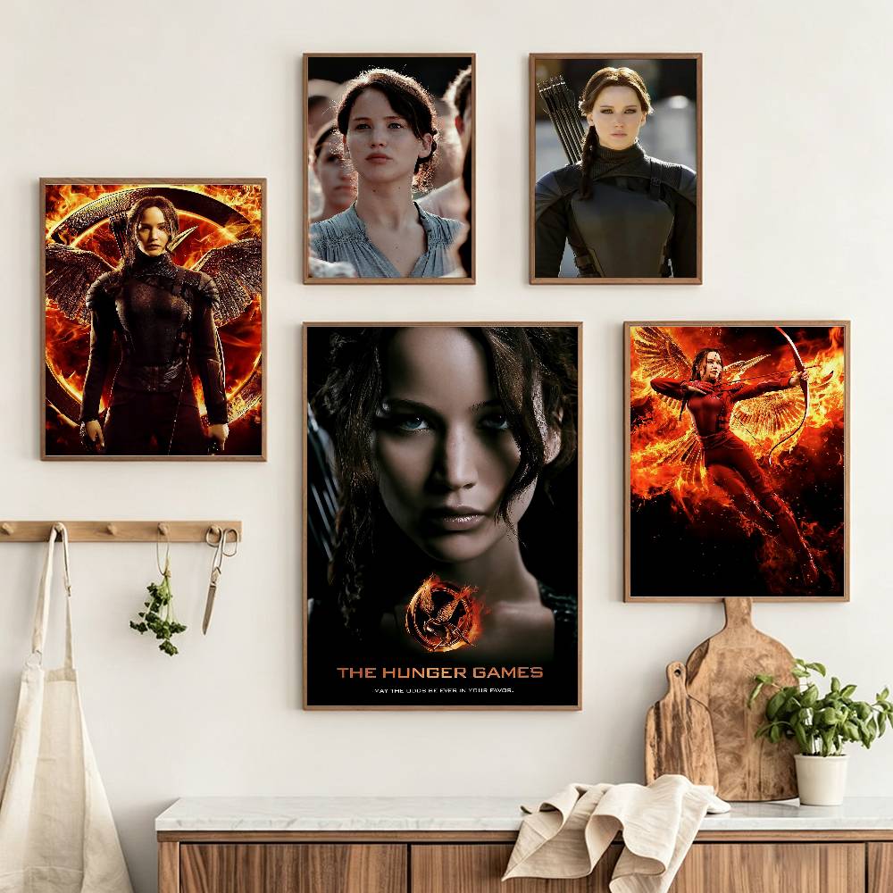 J-Jennifer L-Lawrence Hunger G - Wall Art ulasan dan harga