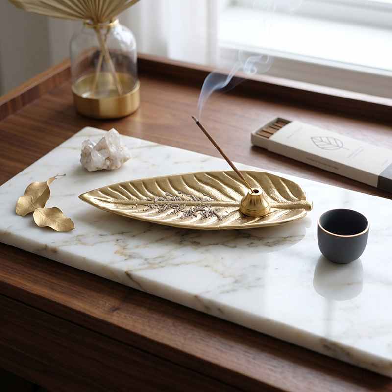 Vintage Gold Decorative Tray,  - Candle Holder Decor ulasan dan harga