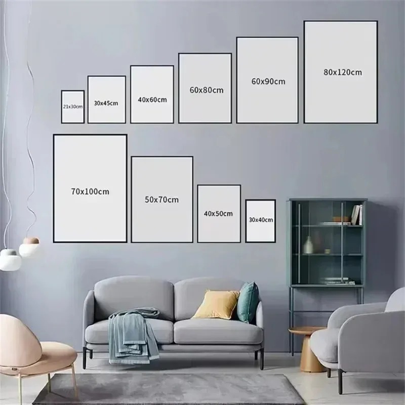 3pcs frameless Canvas Painting - Abstract Canvas Set ulasan dan harga