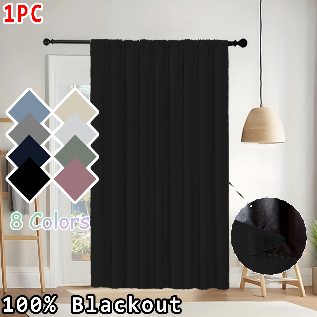 1 Piece of Simple Solid Color  - Interior Design Living Room ulasan dan harga