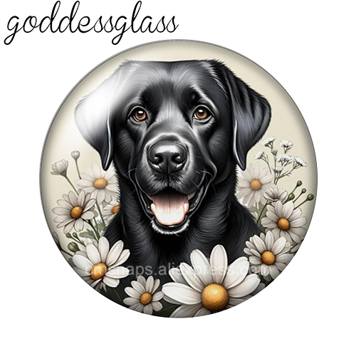 Cute Dogs Among the Flowers Sh - Vase Decor ulasan dan harga