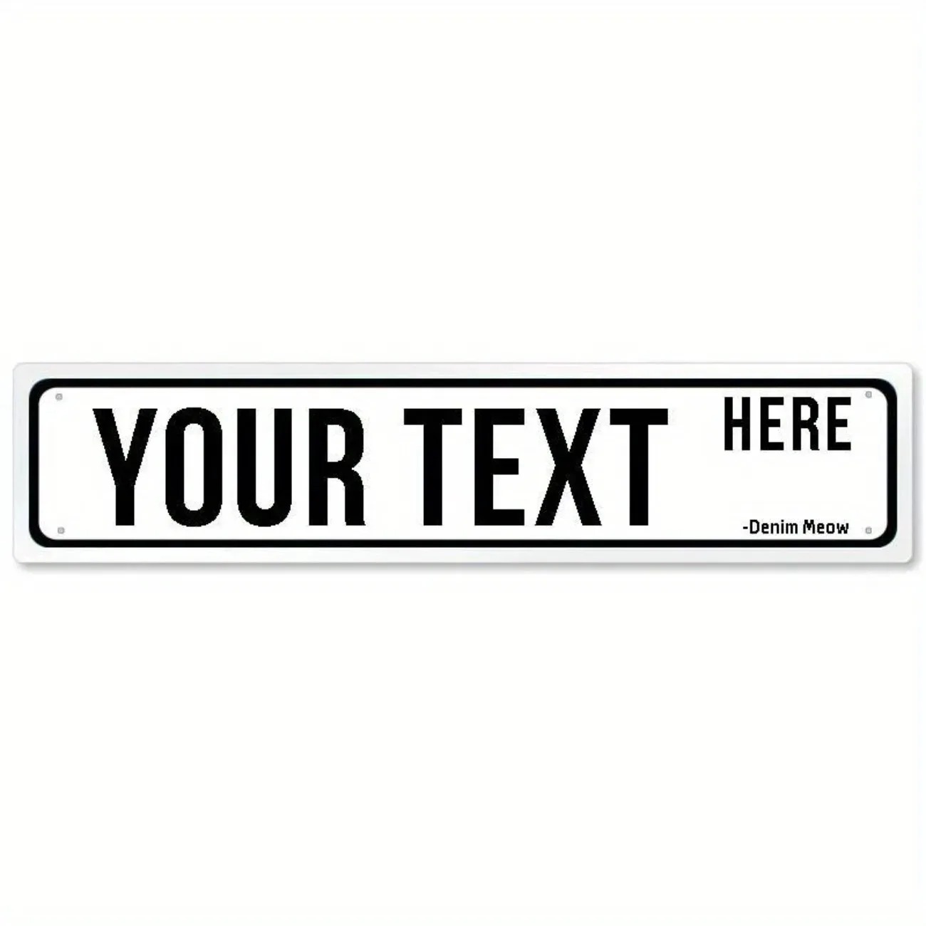 Customizable Rustic Metal Sign - Interior Design Living Room ulasan dan harga
