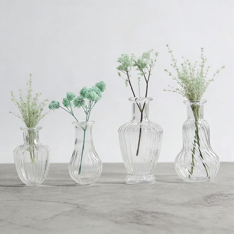 {#} 1Pcs Miniature Glass Vase  - Vase Decor ulasan dan harga