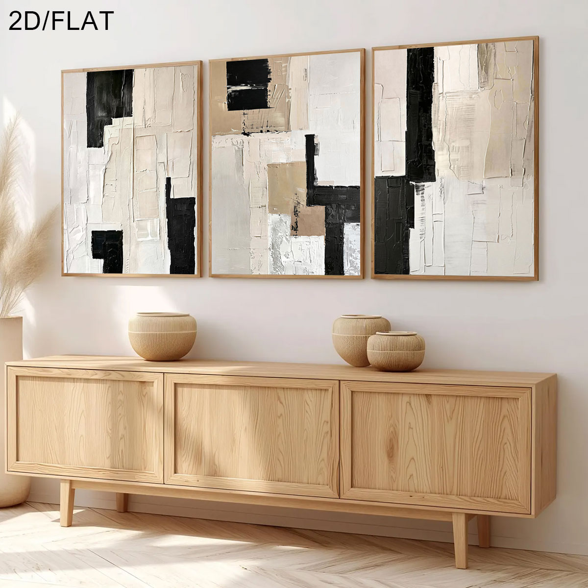 3PCS Frameless,3pcs/Set Modern - Abstract Canvas Set ulasan dan harga