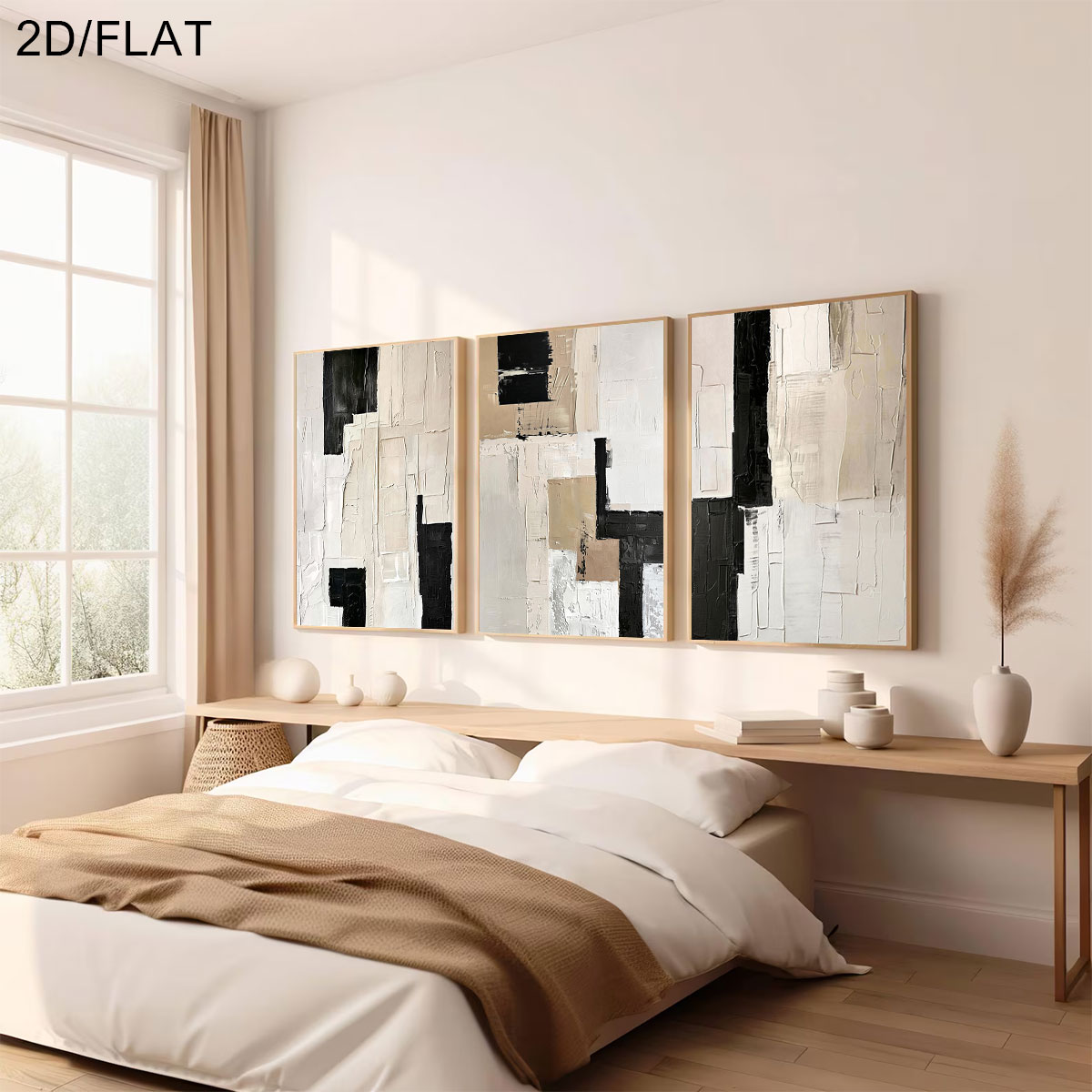 3PCS Frameless,3pcs/Set Modern - Abstract Canvas Set ulasan dan harga