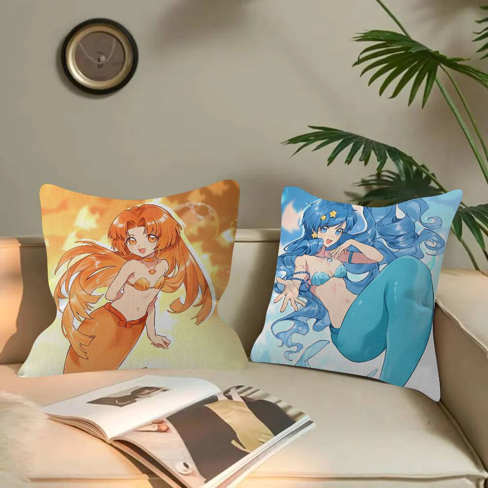 Anime Mermaid Melody Pichi Pic - Throw Pillow ulasan dan harga