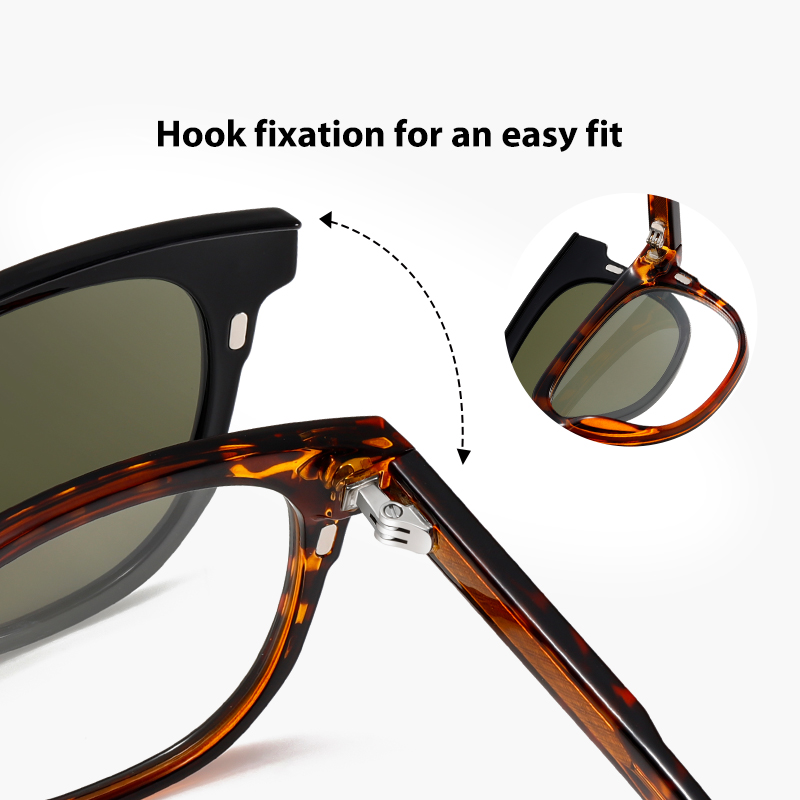 Fashion Sunglasses Man Clip On - Decorative Mirror ulasan dan harga