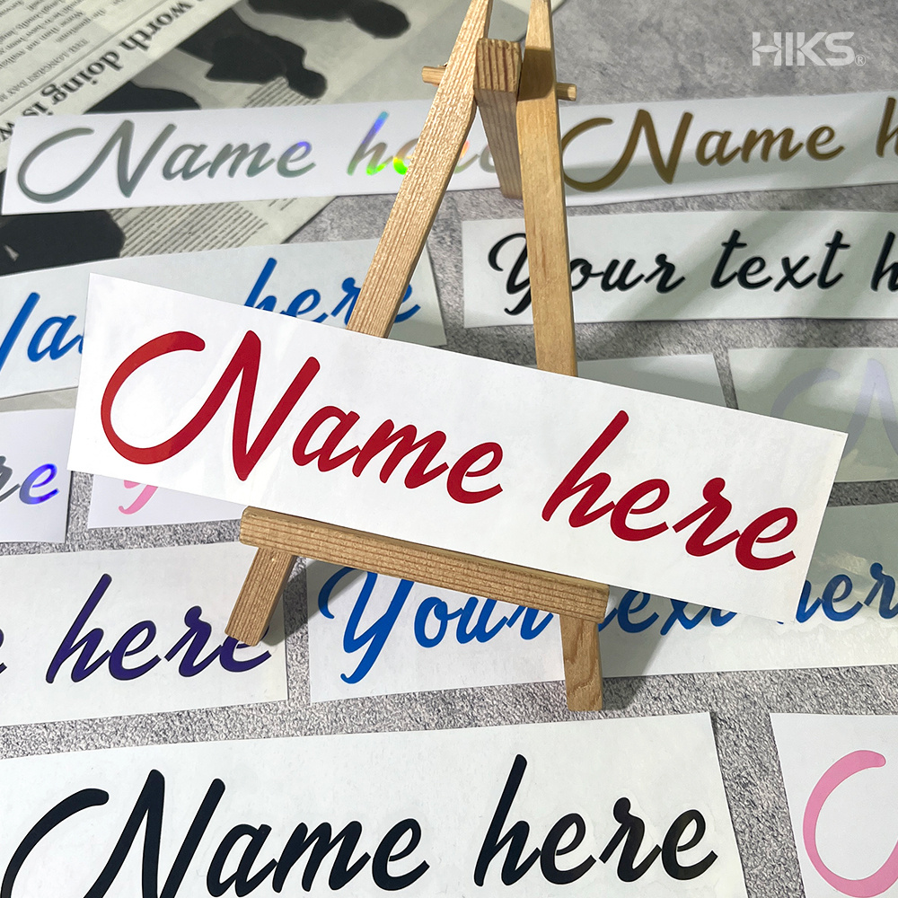 2PCS Custom Cursive Name Vinyl - Wall Sticker ulasan dan harga