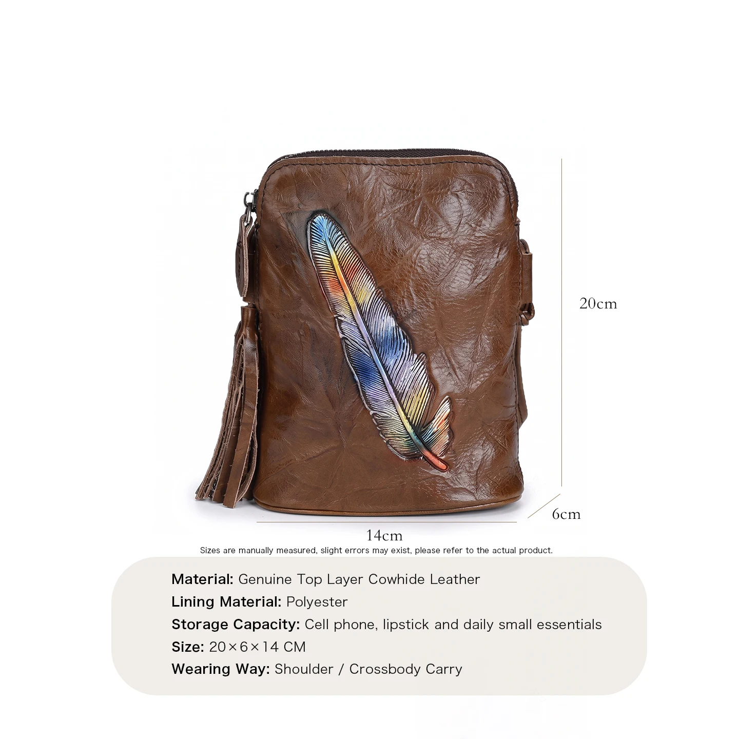 Women Mini Genuine Cowhide Cro - Interior Design High End ulasan dan harga