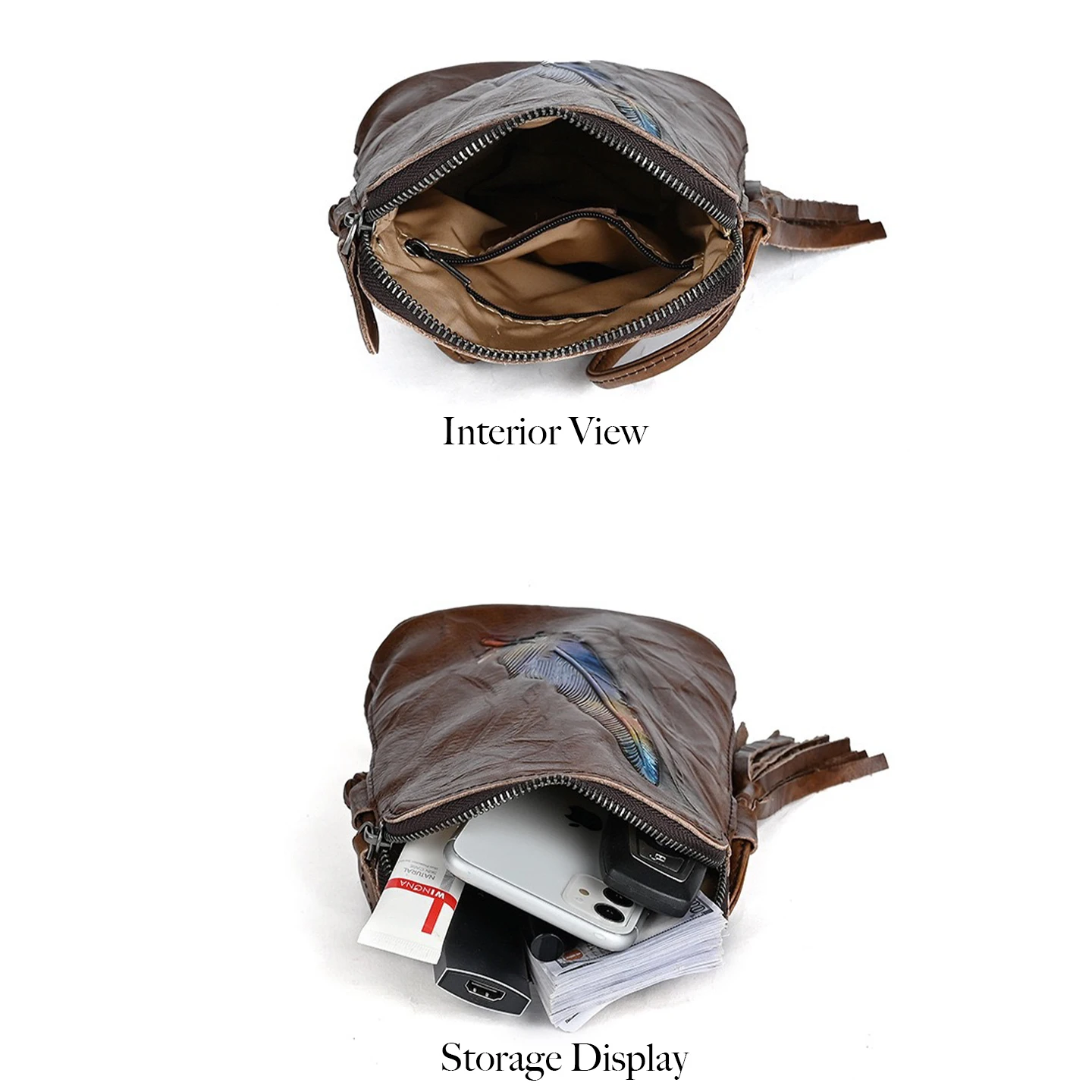 Women Mini Genuine Cowhide Cro - Interior Design High End ulasan dan harga