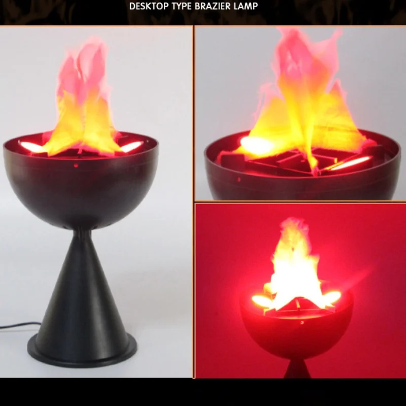 3D Fake Flame Lamp Simulation  - Interior Design Living Room ulasan dan harga