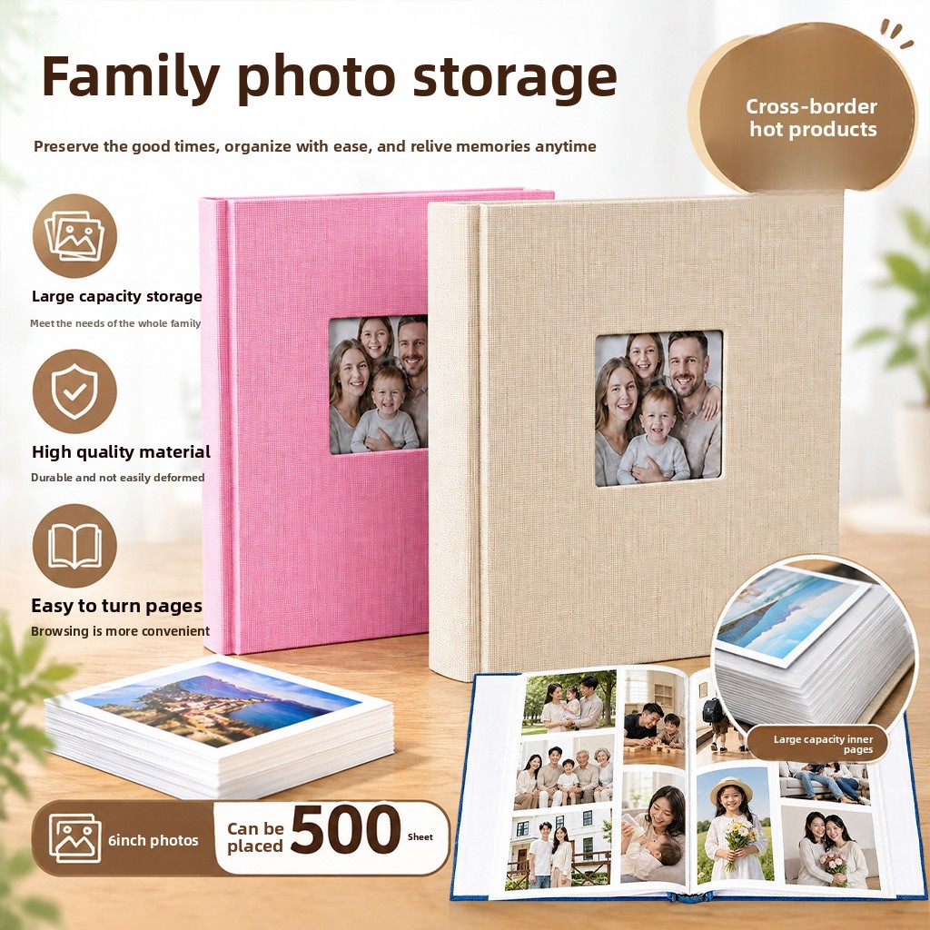 6x4 Inch Photo Album with 500  - Picture Frame ulasan dan harga