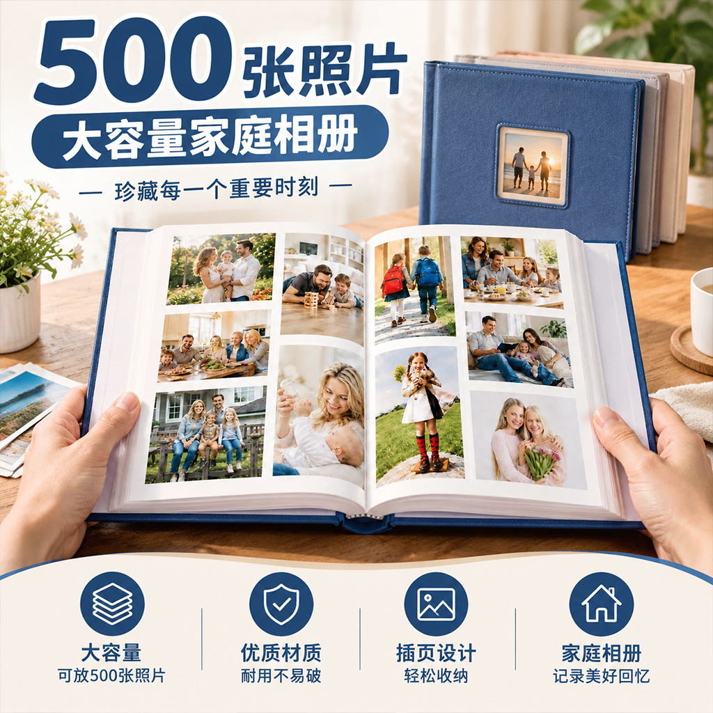 6x4 Inch Photo Album with 500  - Picture Frame ulasan dan harga