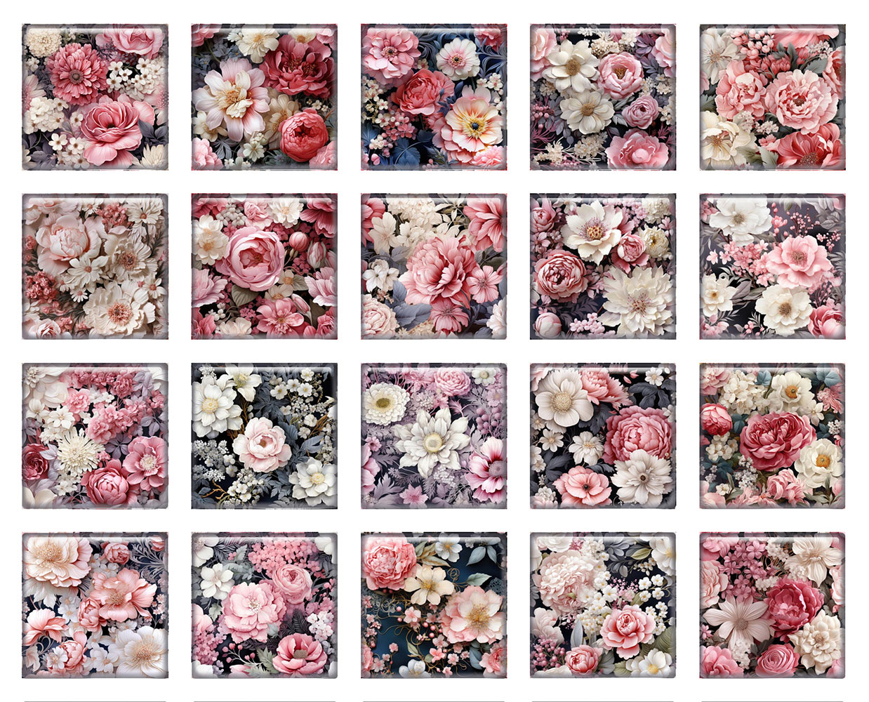 Random Mixed Round/Oval/Square - Vase Decor ulasan dan harga