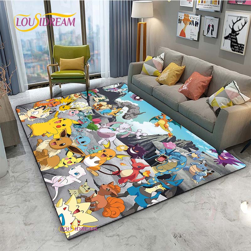 Cartoon Anime P-POCKET-MONSTER - Area Rug ulasan dan harga