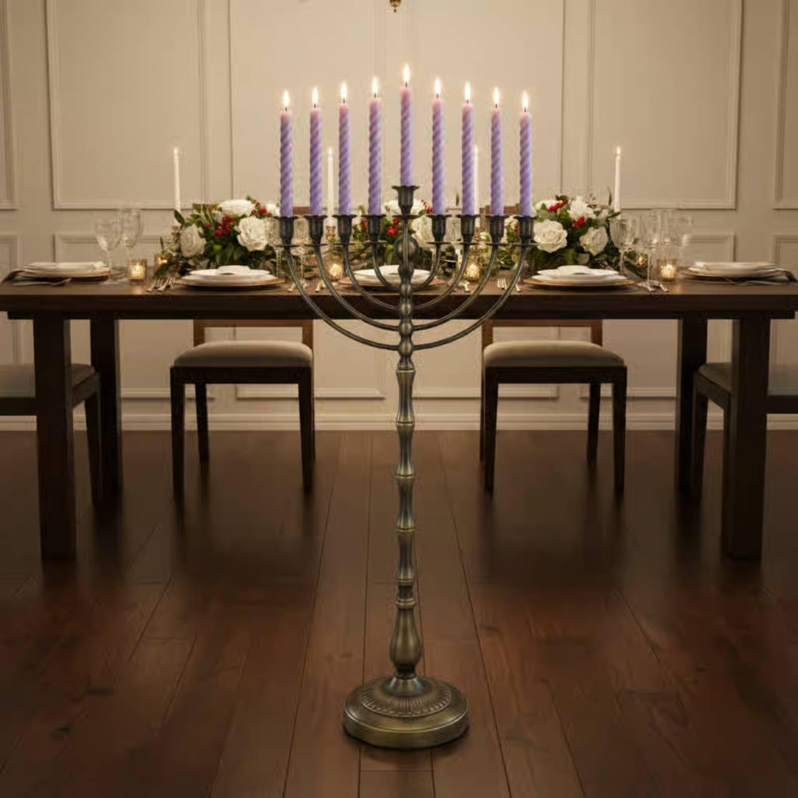 Tall Bronze Candelabra Floor S - Candle Holder Decor ulasan dan harga
