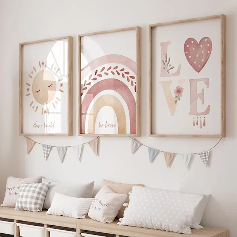 3pcs frameless Canvas Painting - Abstract Canvas Set ulasan dan harga