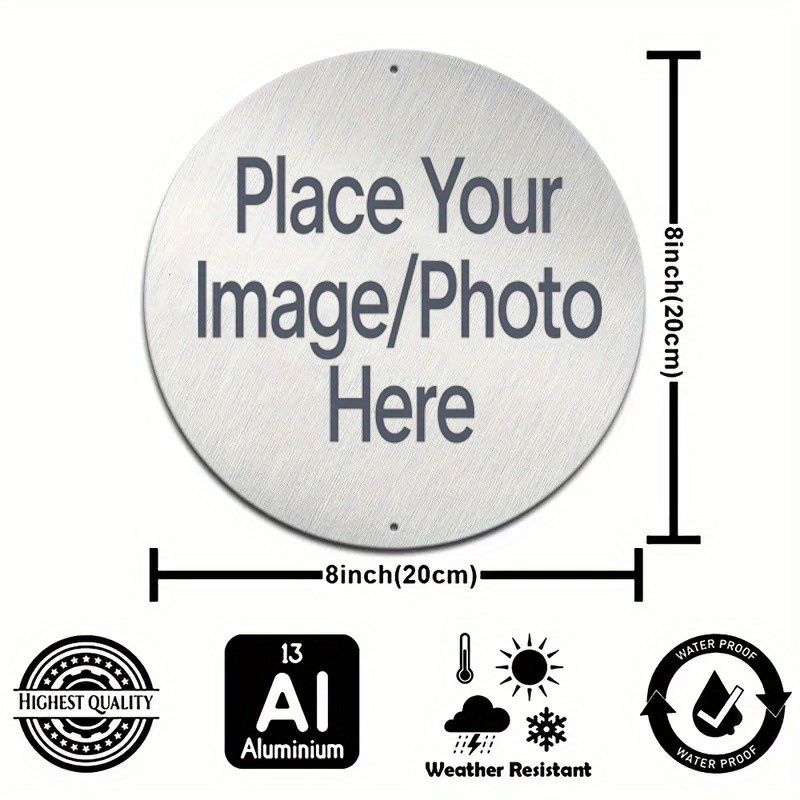 Custom Round Metal Sign with Y - Interior Design Living Room ulasan dan harga