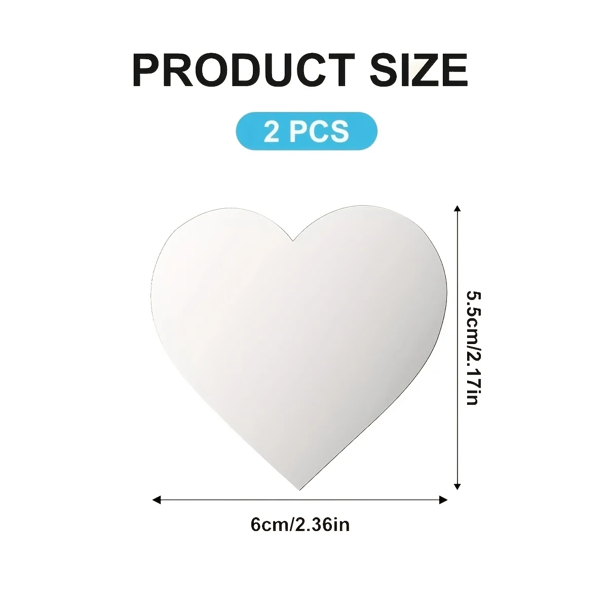 2pcs Phone Mirror Stickers,Mak - Decorative Mirror ulasan dan harga