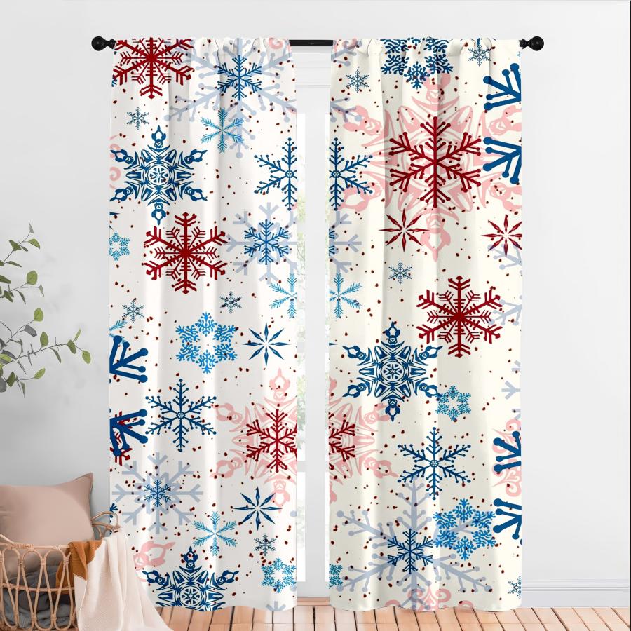 2PCS Digital Print Curtain, Re - Curtain Curtain ulasan dan harga