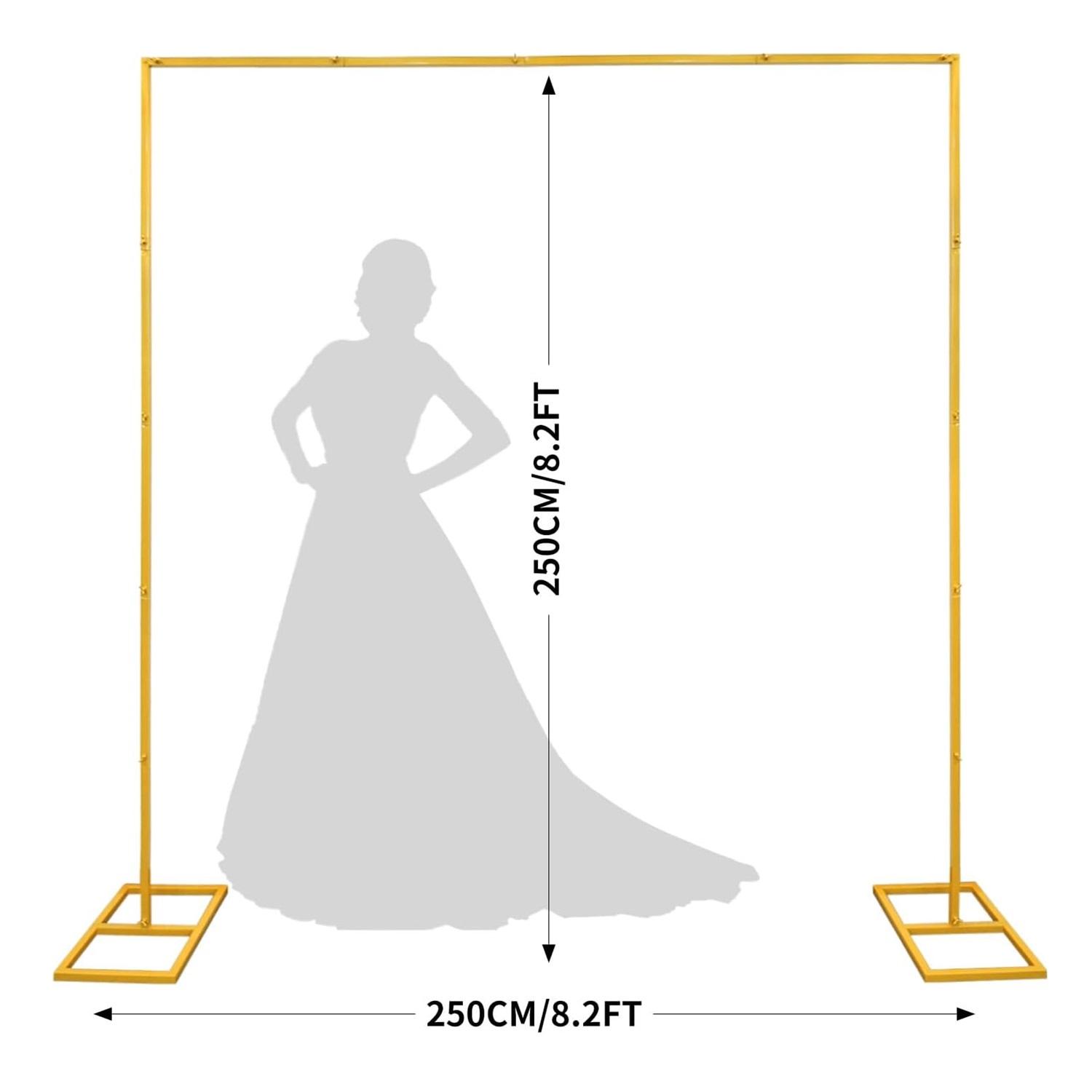 Gold Metal Square Backdrop Sta - Picture Frame ulasan dan harga