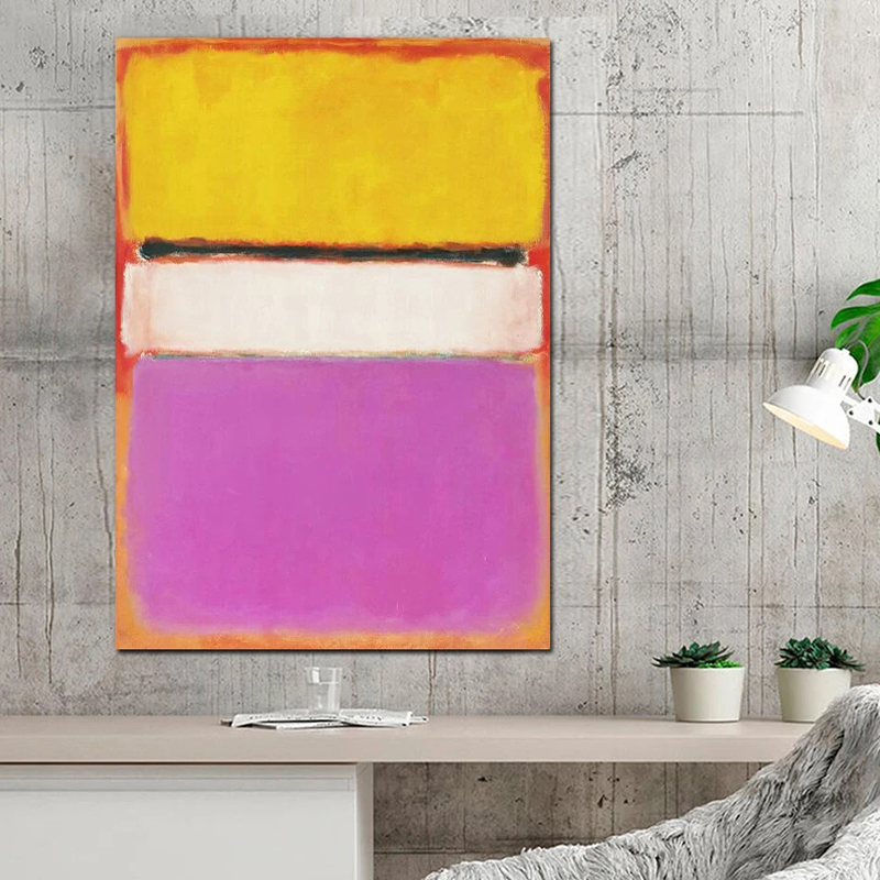 Wall Decor, Mark Rothko Poster - Abstract Canvas Set ulasan dan harga