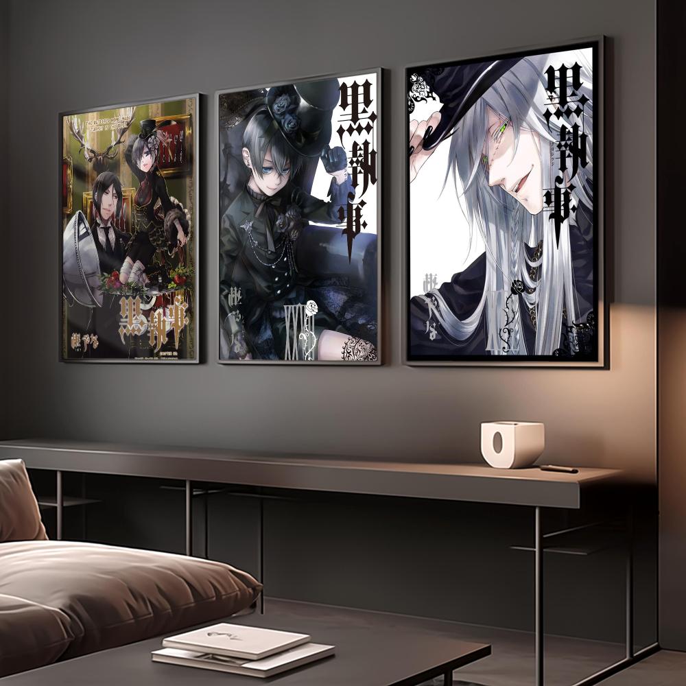 B-Black B-Butler Japanese Anim - Wall Sticker ulasan dan harga